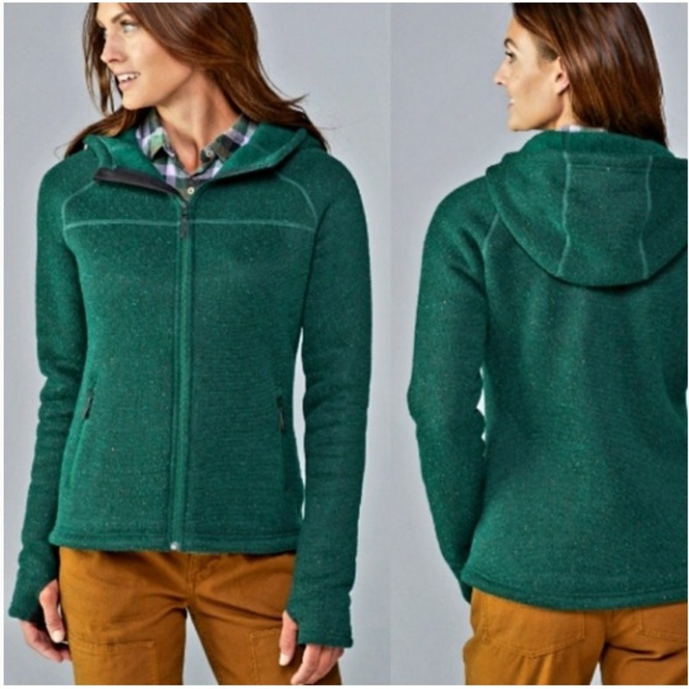 Smartwool Women's Hudson Trail Full Zip Fleece Hoodie Jacket Size M